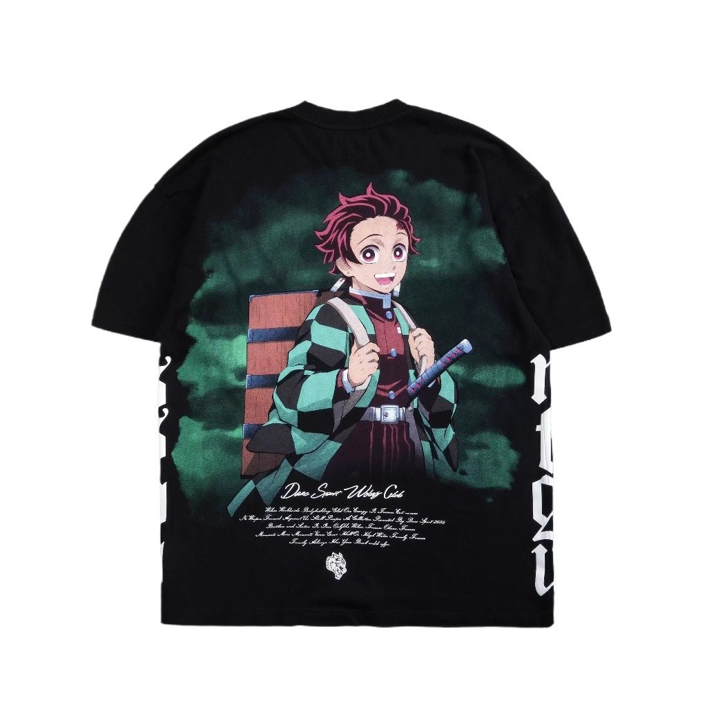 Demon Slayer: Kimetsu no Yaiba X Darcsport Wolf Pack Cotton T-Shirt - Coscosmos