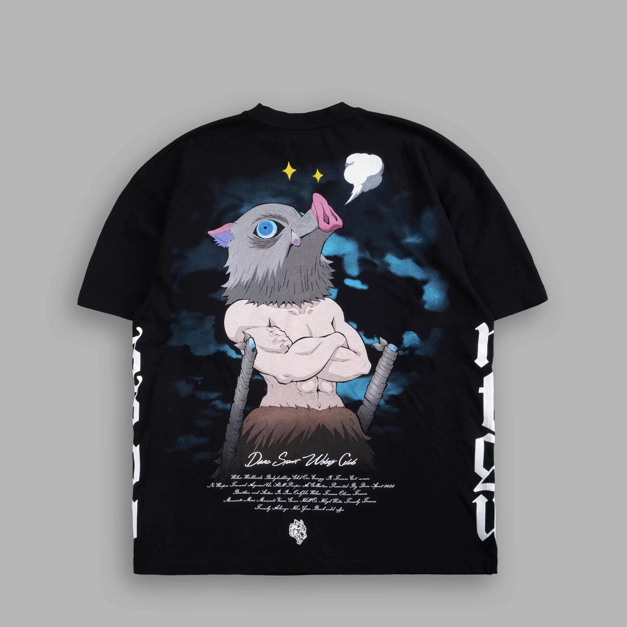 Demon Slayer: Kimetsu no Yaiba X Darcsport Wolf Pack Cotton T-Shirt - Coscosmos
