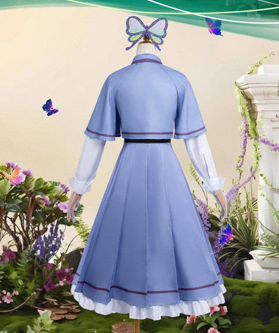 Demon Slayer Kochou Shinobu Cosplay Costume Full Dress Set - Coscosmos