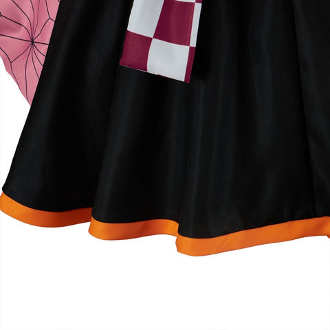 Demon Slayer Nezuko Kimono Cosplay Costume – Authentic Anime Outfit - Coscosmos