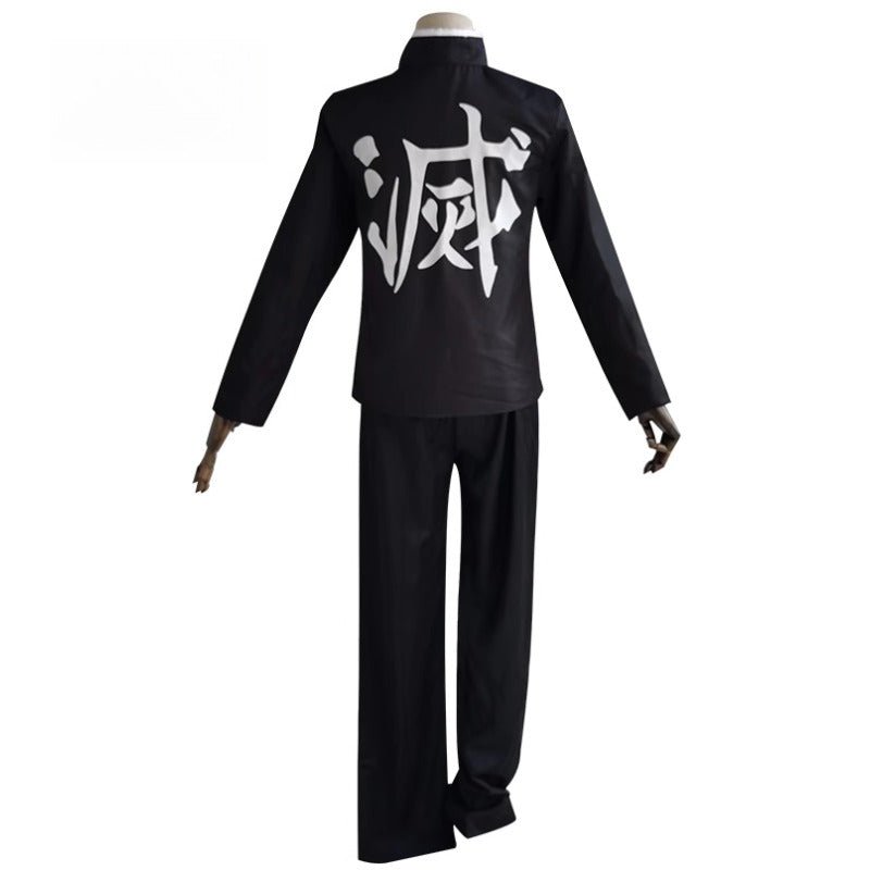 Demon Slayer Shinazugawa Genya Cosplay Costume Uniform Set - Coscosmos