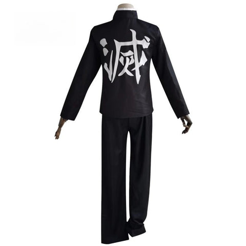 Demon Slayer Shinazugawa Genya Cosplay Costume Uniform Set - Coscosmos
