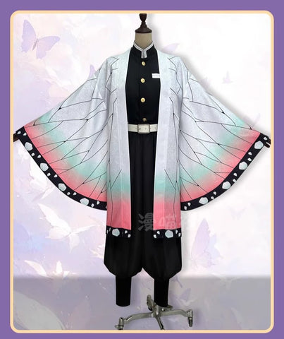 Demon Slayer Shinobu Kocho Cosplay Costume Basic Print Style Outfit - Coscosmos
