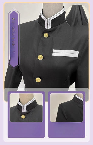 Demon Slayer Shinobu Kocho Cosplay Costume Basic Print Style Outfit - Coscosmos