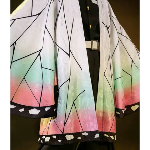 Demon Slayer Shinobu Kocho Cosplay Costume Basic Print Style Outfit - Coscosmos