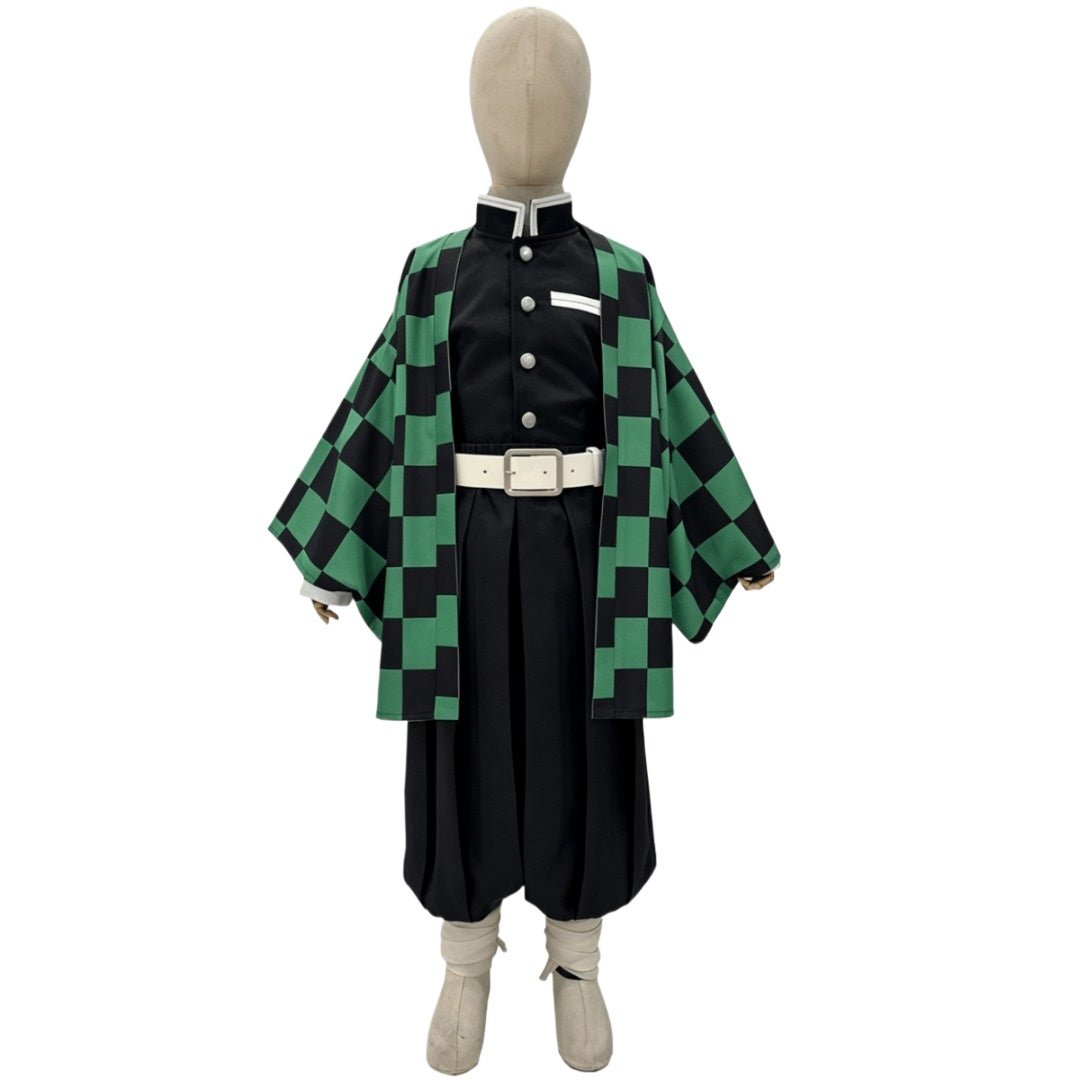 Demon Slayer Tomioka Giyuu Kids Cosplay Costume - Coscosmos