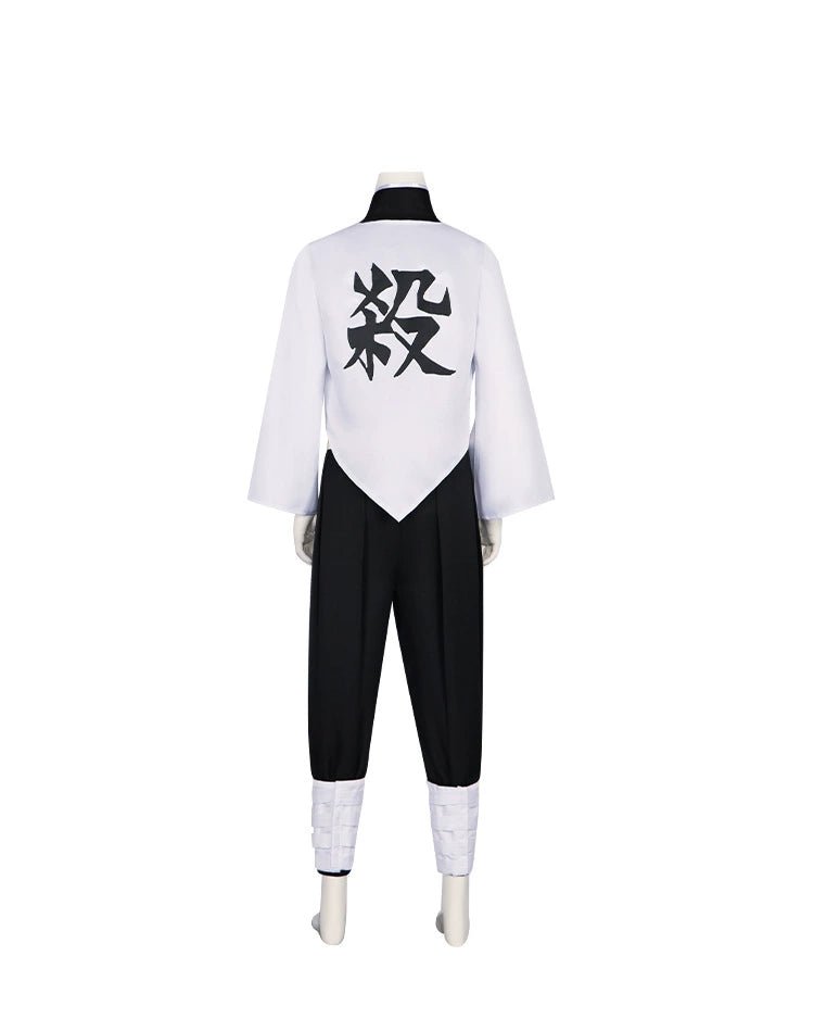 Demon Slayer Wind Hashira Sanemi Shinazugawa Cosplay Outfit with Wig - Coscosmos