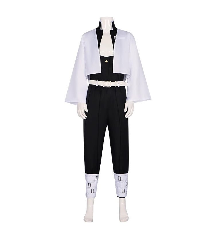 Demon Slayer Wind Hashira Sanemi Shinazugawa Cosplay Outfit with Wig - Coscosmos