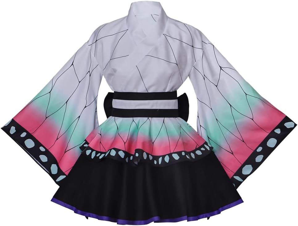 Demon Slayer: Zenitsu Yellow Triangle Haori - Officially Licensed Cosplay Kimono Robe - Coscosmos