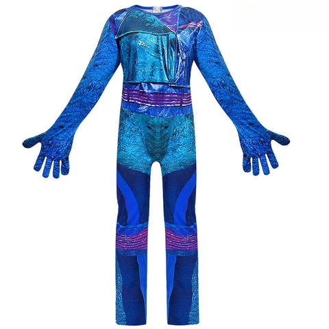 Descendants 3 Kids Bodysuit Halloween Cosplay Costume - Coscosmos