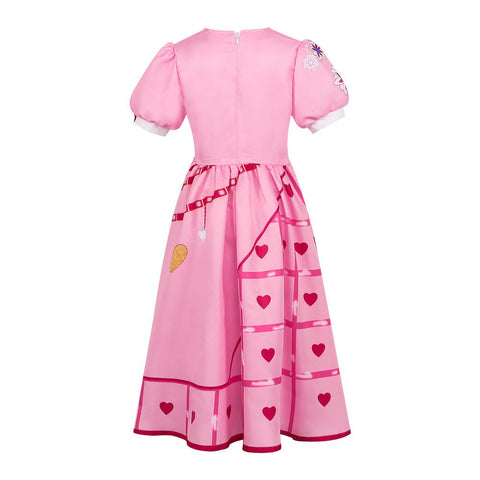 Descendants 4 Red Queen Rise Red Dress Cosplay Costume For Kids - Coscosmos