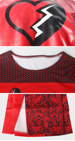 Descendants 4: Red's Rise - Red Queen's Daughter Cosplay Costume Set - Coscosmos
