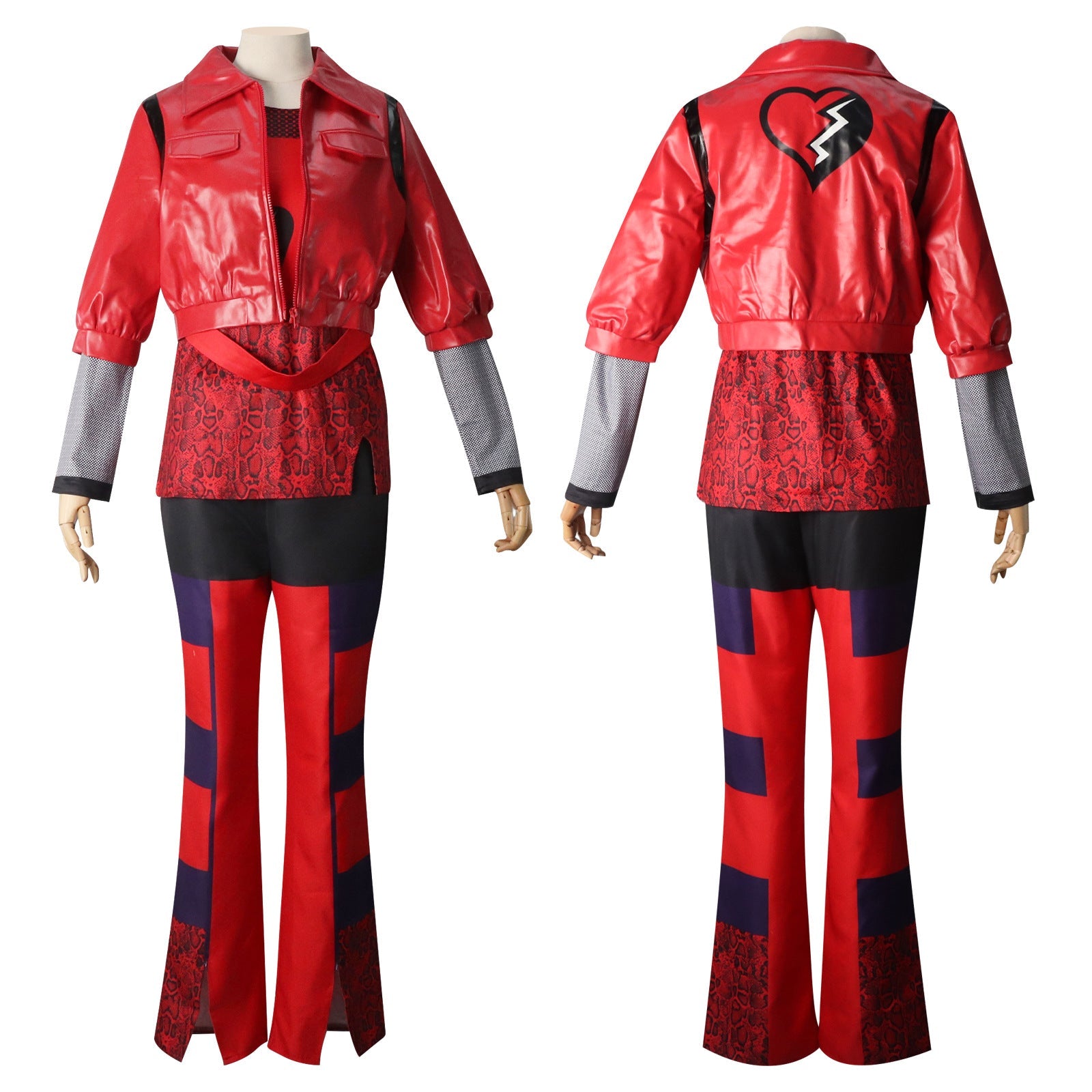 Descendants 4: Red's Rise - Red Queen's Daughter Cosplay Costume Set - Coscosmos