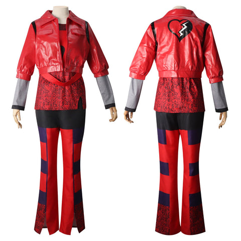 Descendants 4: Red's Rise - Red Queen's Daughter Cosplay Costume Set - Coscosmos