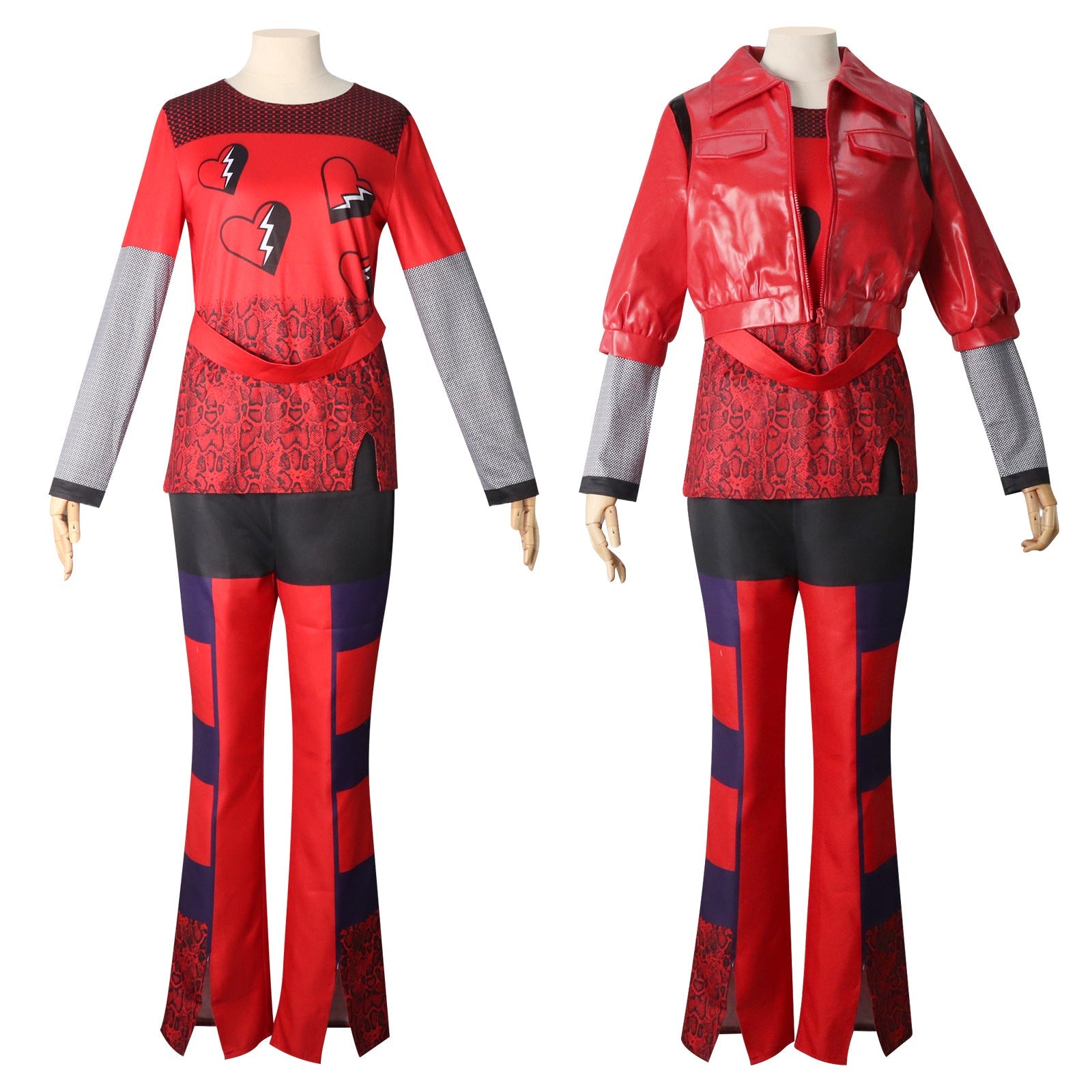 Descendants 4: Red's Rise - Red Queen's Daughter Cosplay Costume Set - Coscosmos