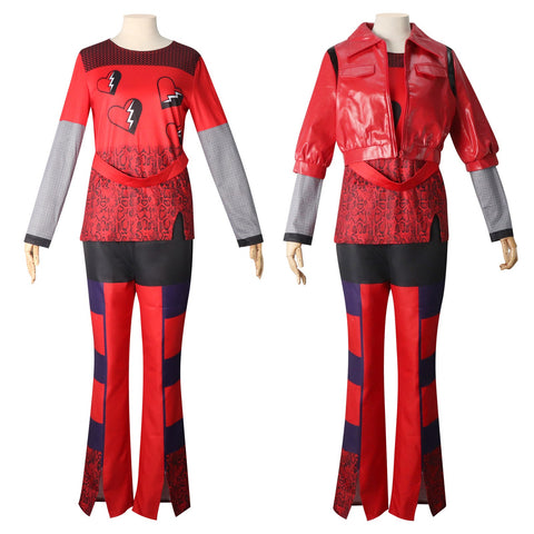 Descendants 4: Red's Rise - Red Queen's Daughter Cosplay Costume Set - Coscosmos