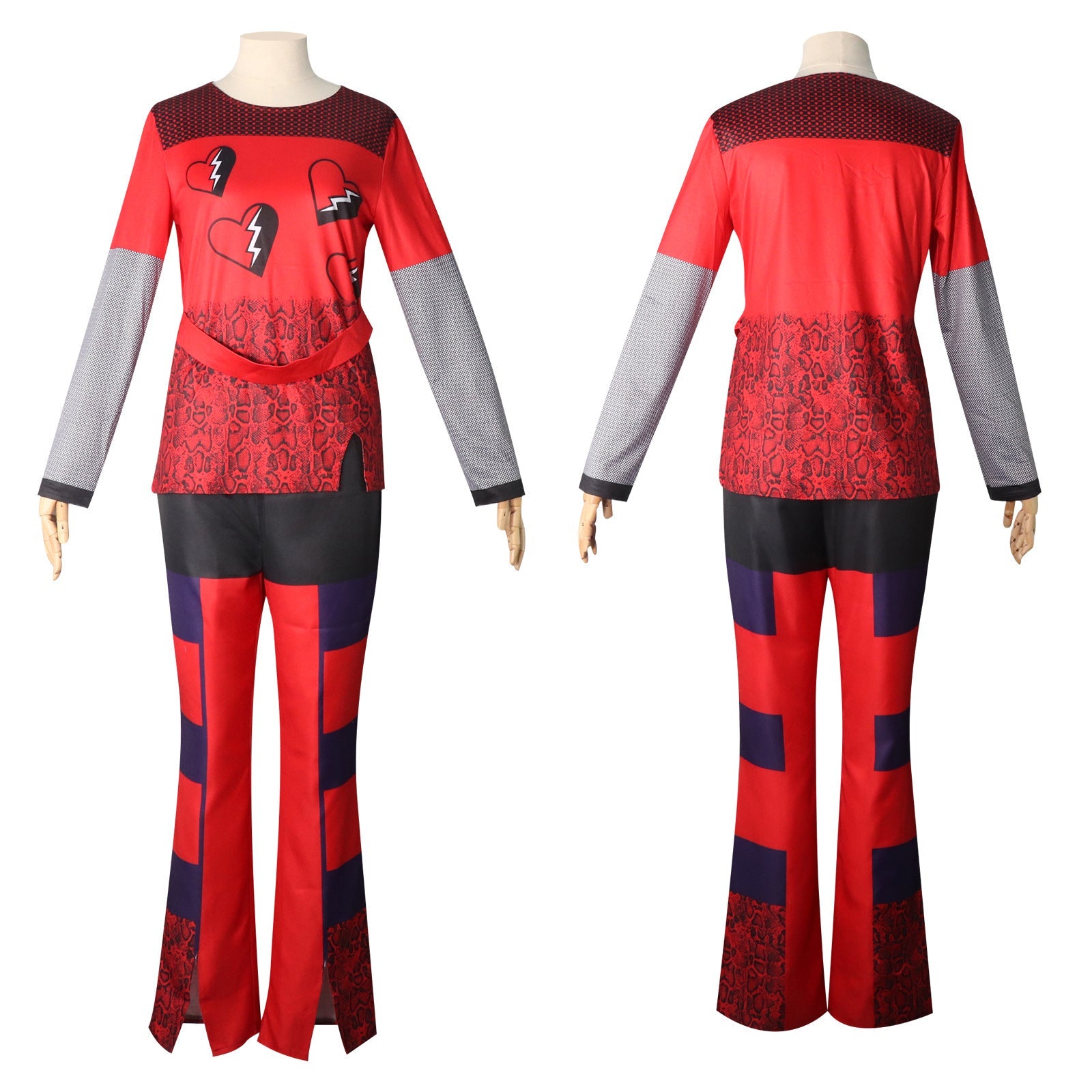 Descendants 4: Red's Rise - Red Queen's Daughter Cosplay Costume Set - Coscosmos