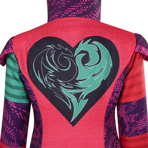 Descendants 4: Rise of Red Mal Cosplay Costume – Purple Outfit for Stage Performance - Coscosmos