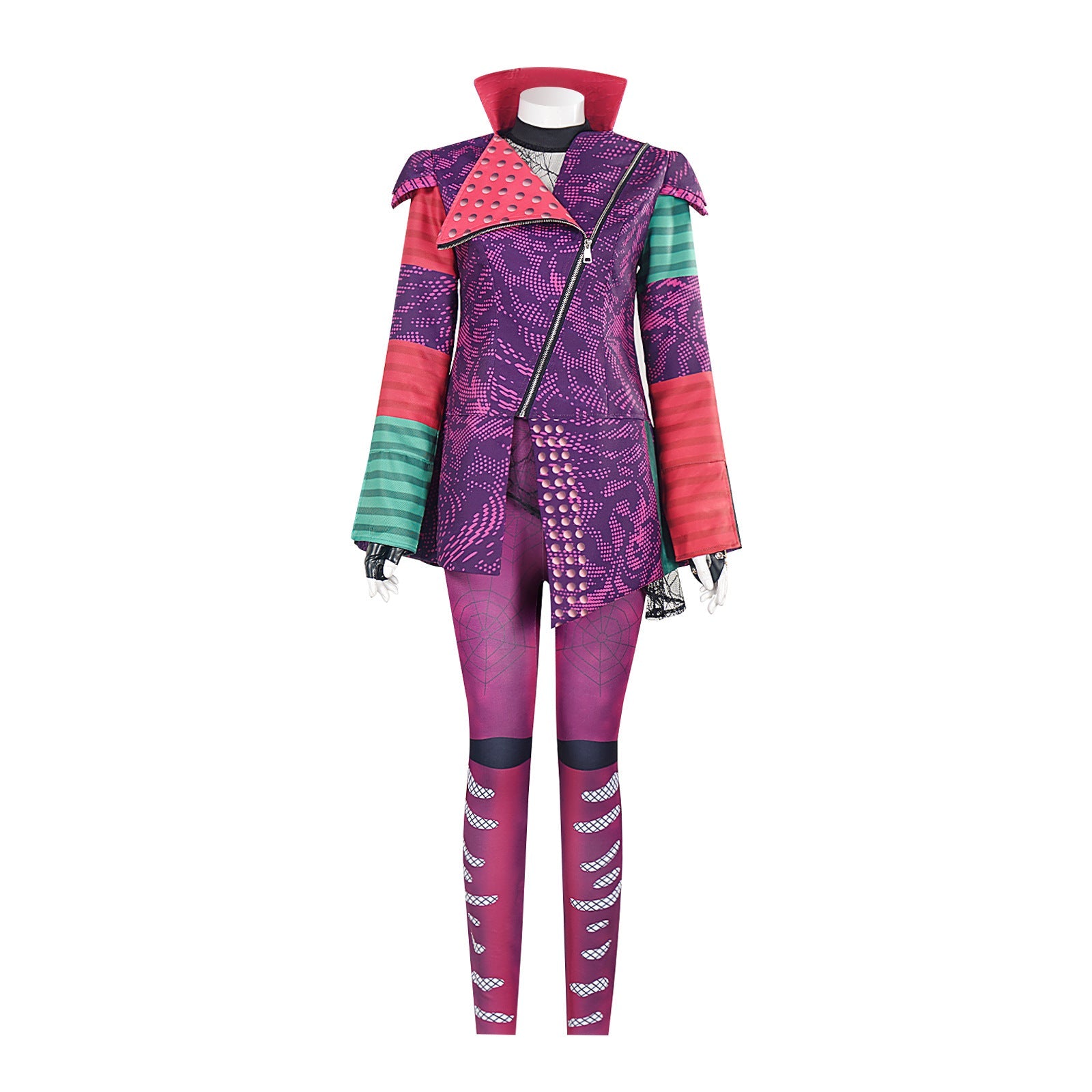 Descendants 4: Rise of Red Mal Cosplay Costume – Purple Outfit for Stage Performance - Coscosmos