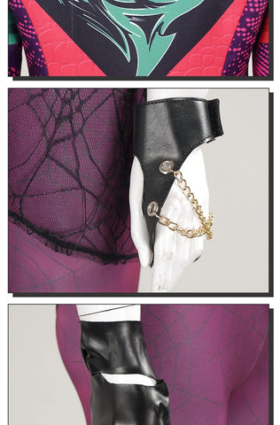 Descendants 4: Rise of Red Mal Cosplay Costume – Purple Outfit for Stage Performance - Coscosmos