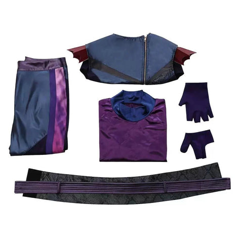 Descendants Princess Mal Serise Cospaly Costume Womens Purple/Red/Blue/Pink - Coscosmos