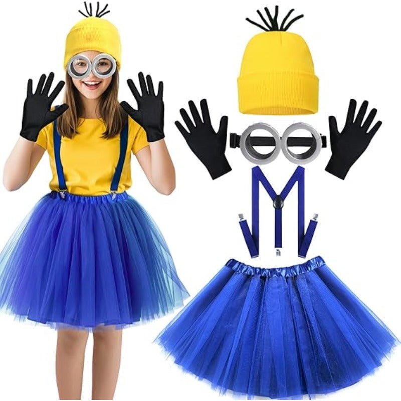 Despicable Me Minions Cosplay Costume Full Set - Coscosmos