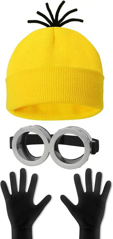 Despicable Me Minions Cosplay Costume Full Set - Coscosmos