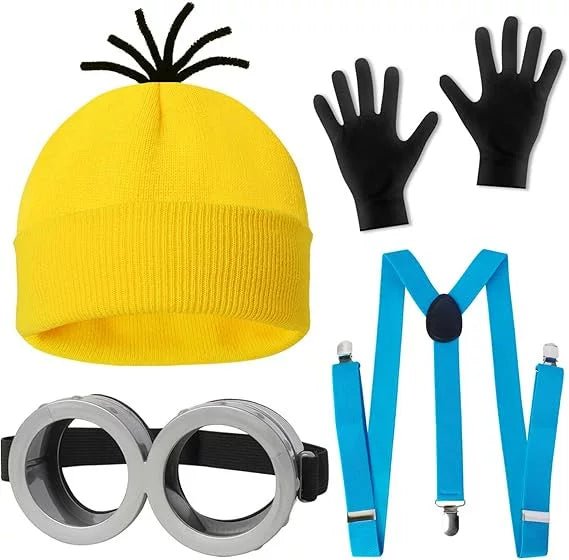 Despicable Me Minions Cosplay Costume Full Set - Coscosmos
