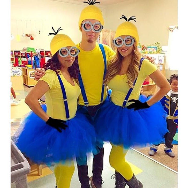 Despicable Me Minions Cosplay Costume Full Set - Coscosmos