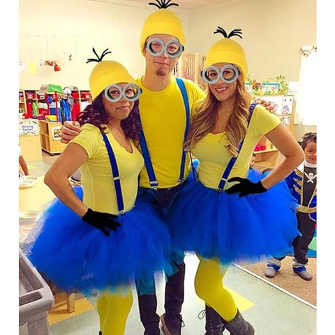 Despicable Me Minions Cosplay Costume Full Set - Coscosmos