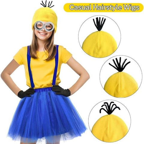 Despicable Me Minions Cosplay Costume Full Set - Coscosmos