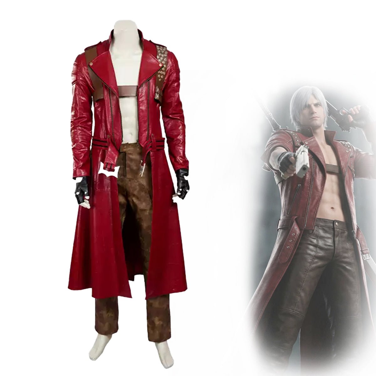 Devil May Cry 3 Dante Cosplay Costume - Coscosmos