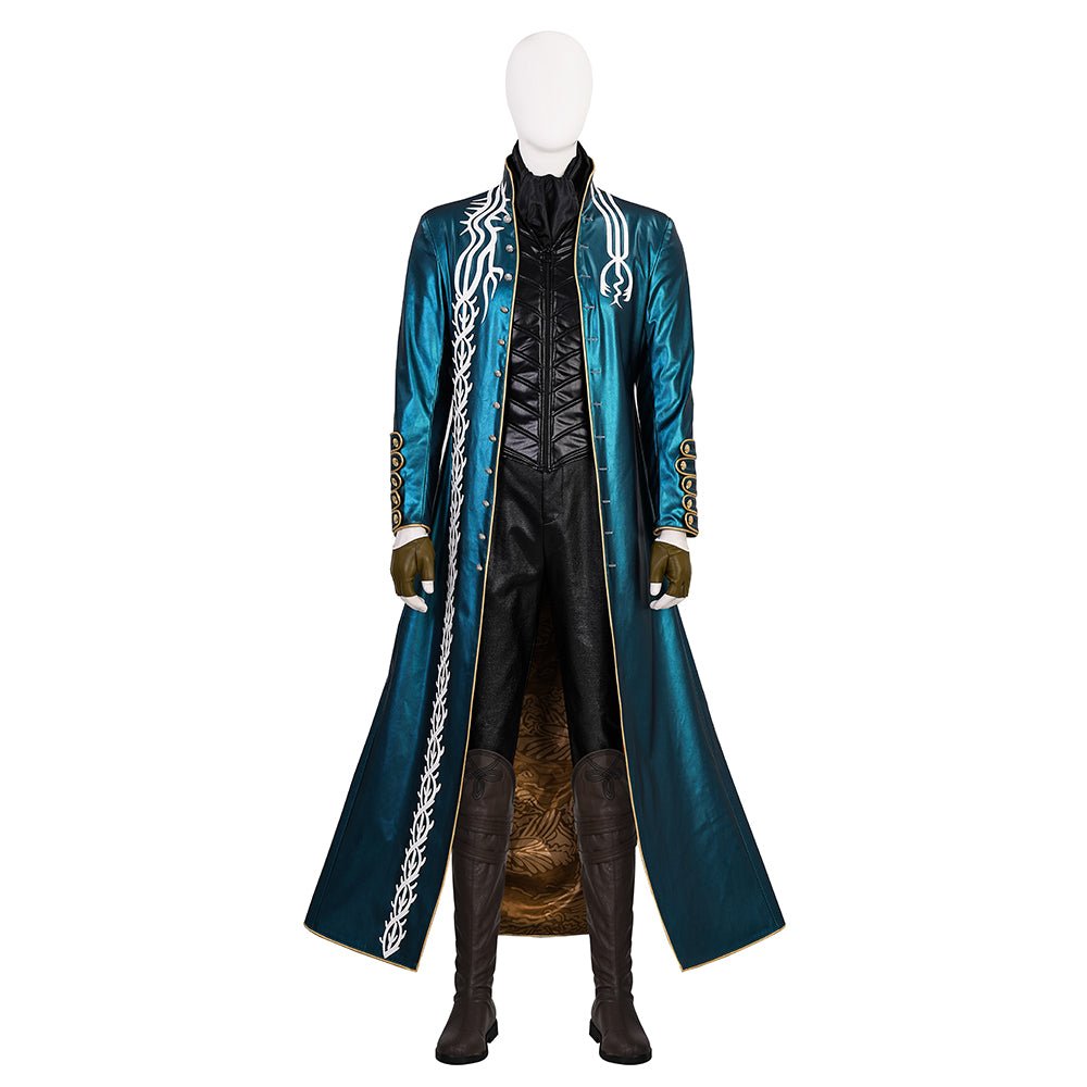 Devil May Cry 3: Vergil Cosplay Costume - Premium Quality for Game Fans - Coscosmos
