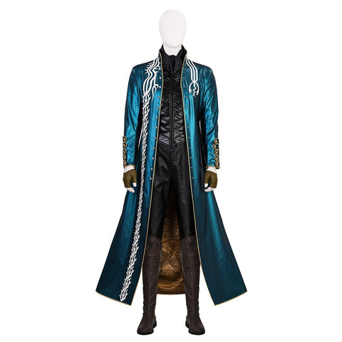 Devil May Cry 3: Vergil Cosplay Costume - Premium Quality for Game Fans - Coscosmos