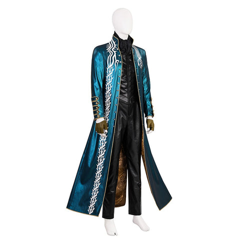 Devil May Cry 3: Vergil Cosplay Costume - Premium Quality for Game Fans - Coscosmos