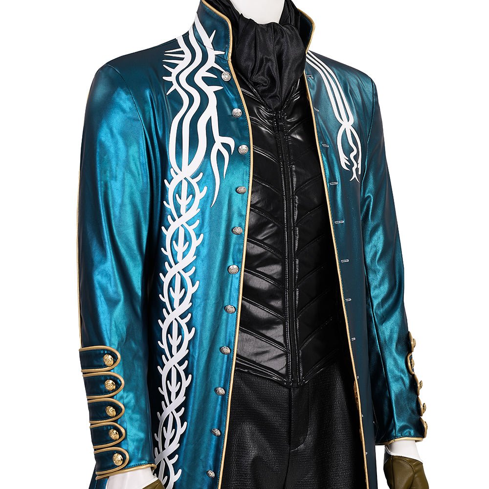 Devil May Cry 3: Vergil Cosplay Costume - Premium Quality for Game Fans - Coscosmos