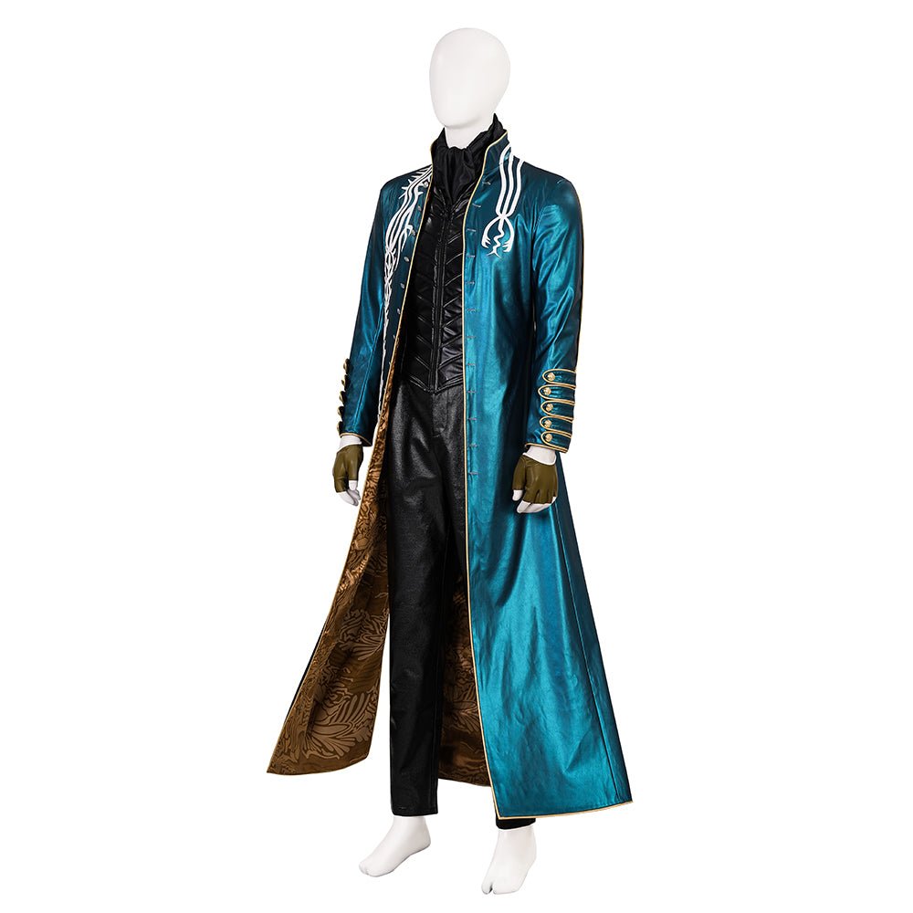 Devil May Cry 3: Vergil Cosplay Costume - Premium Quality for Game Fans - Coscosmos