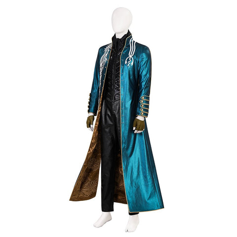 Devil May Cry 3: Vergil Cosplay Costume - Premium Quality for Game Fans - Coscosmos