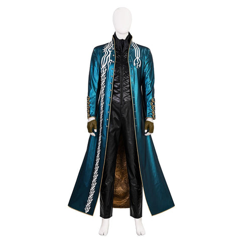 Devil May Cry 3: Vergil Cosplay Costume - Premium Quality for Game Fans - Coscosmos