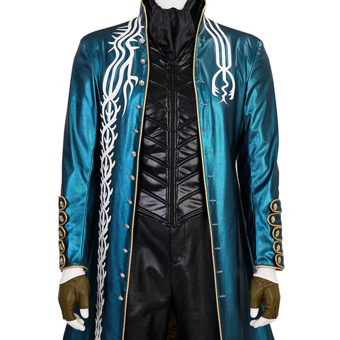 Devil May Cry 3: Vergil Cosplay Costume - Premium Quality for Game Fans - Coscosmos