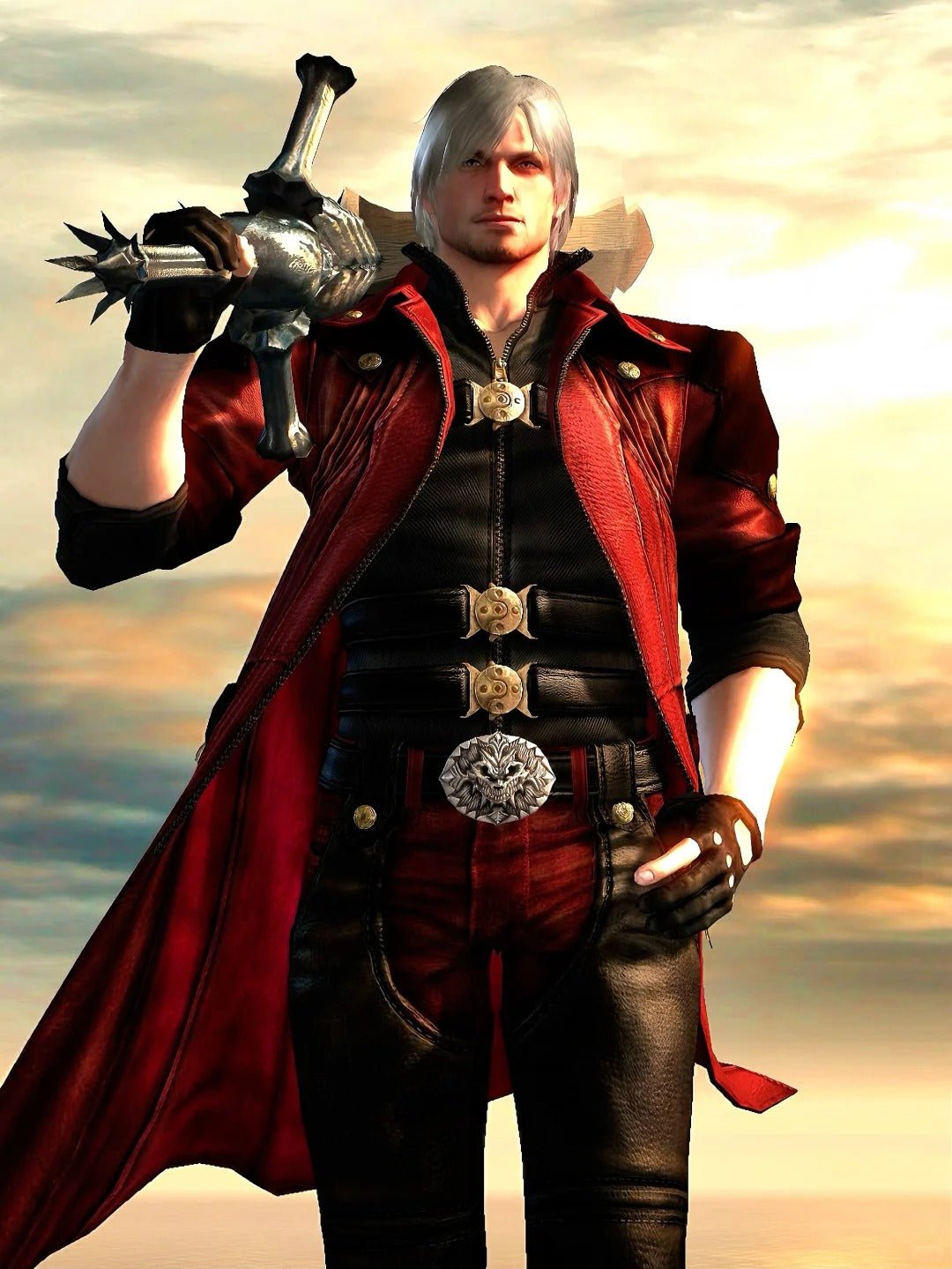 Devil May Cry 4 Dante Alternate Color Black Version Cosplay Costume - Coscosmos
