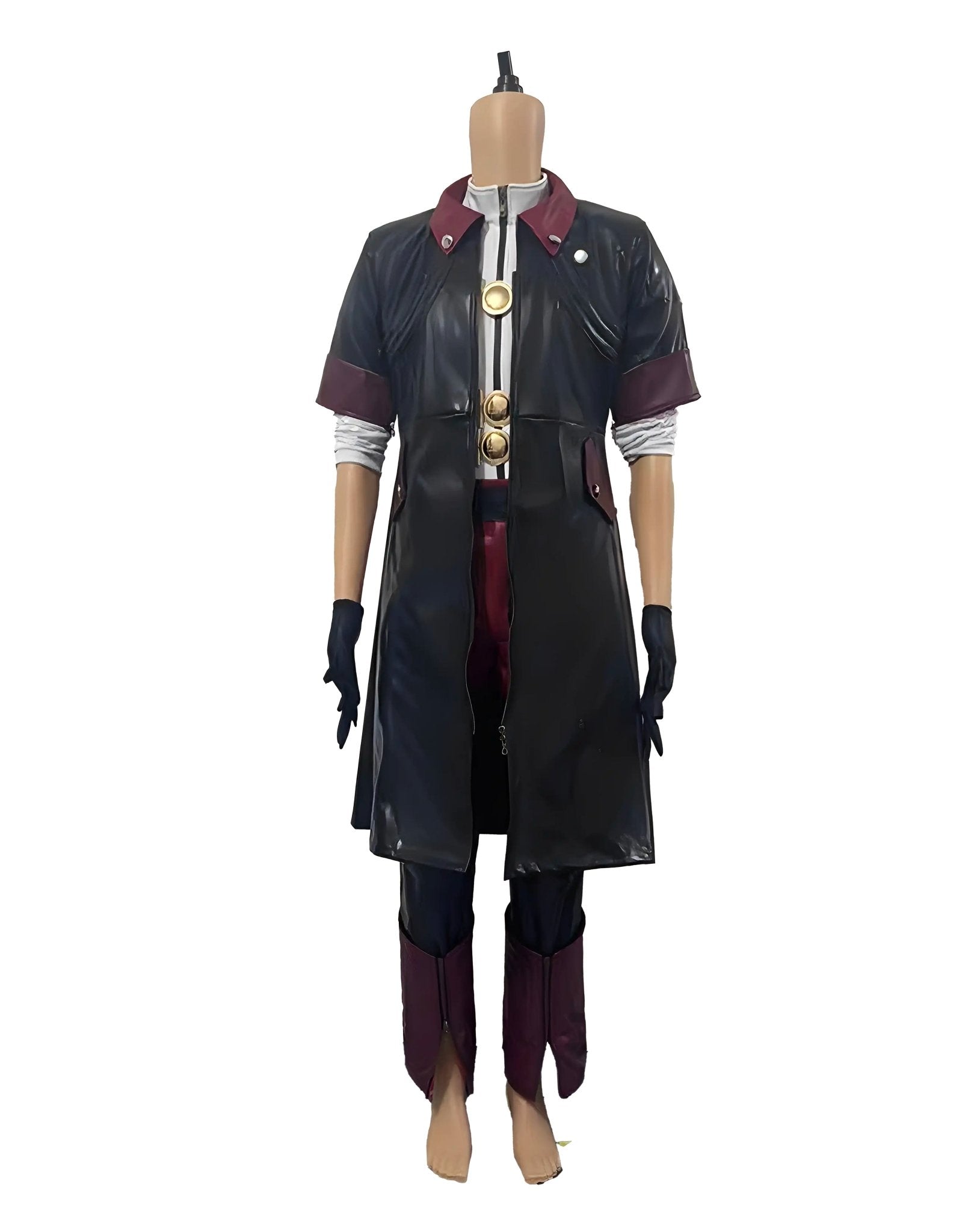 Devil May Cry 4 Dante Alternate Color Black Version Cosplay Costume - Coscosmos