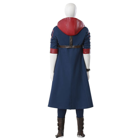 Devil May Cry 4 Nero Full Cosplay Costume Set - Official Replica Outfit with Red Queen & Blue Rose - Coscosmos