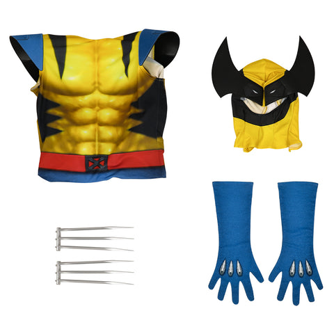 Wolverine X-Men Cosplay Costume - Bodysuit, Mask & Claws for Superhero Fans