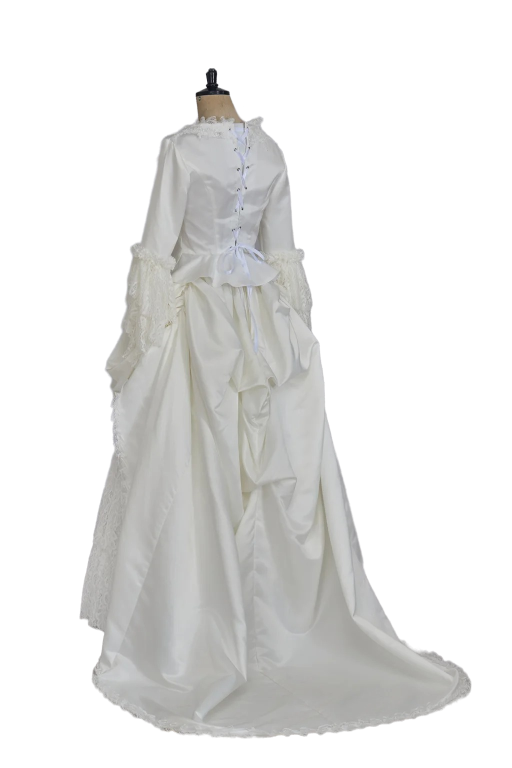 Victorian White Bridal Masquerade Gown | Christine Daae Cosplay Costume from The Phantom of the Opera