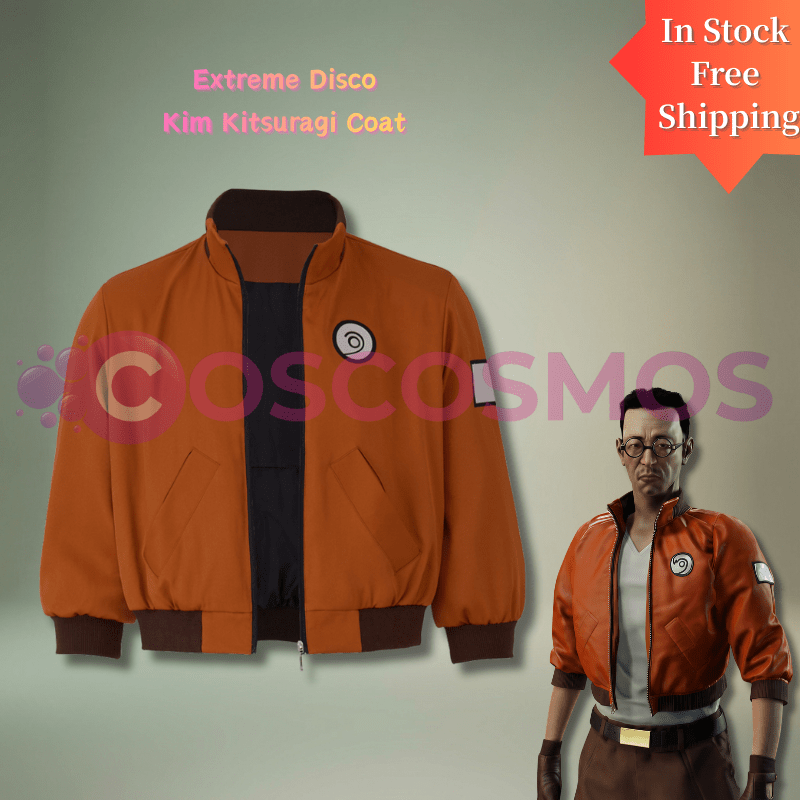 Disco Elysium Orange Blazer - Official Game - Inspired Jacket for Cosplay & Fashion - Coscosmos