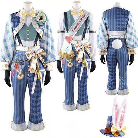 Disney Twisted-Wonderland Cheshire Cat Casual Cosplay Costume - Coscosmos