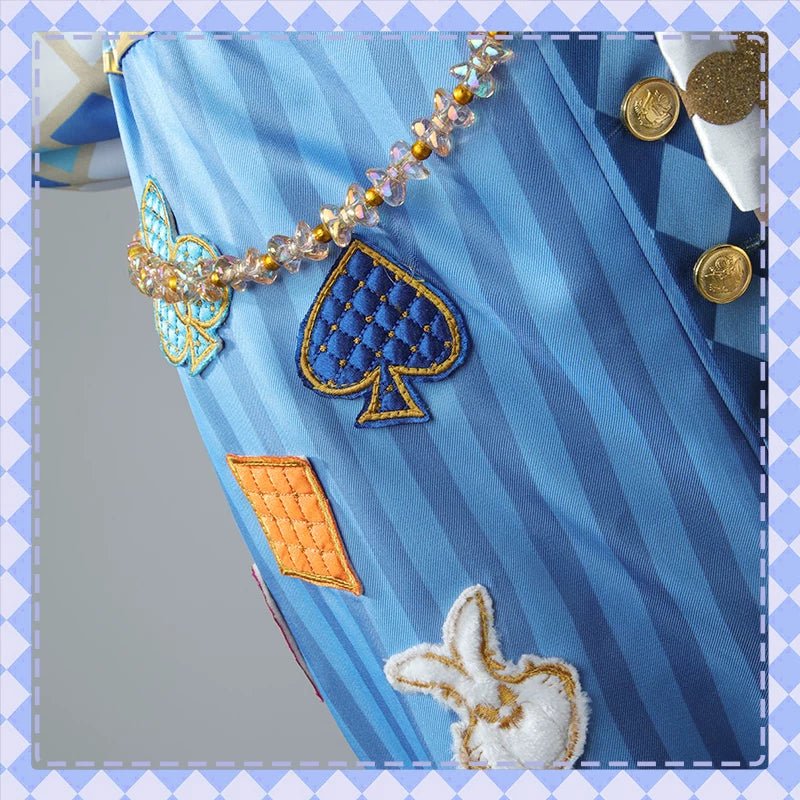 Disney Twisted Wonderland Deuce Spade White Rabbit Celebration Cosplay Costume - Coscosmos