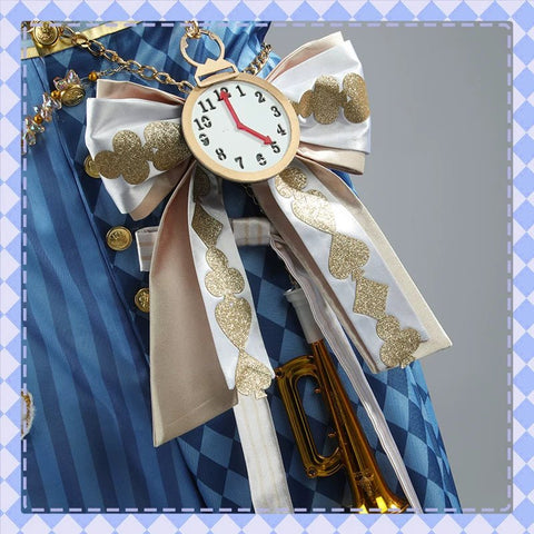 Disney Twisted Wonderland Deuce Spade White Rabbit Celebration Cosplay Costume - Coscosmos