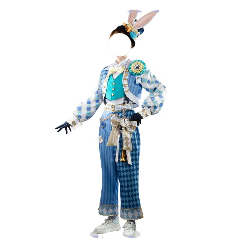 Disney Twisted Wonderland Deuce Spade White Rabbit Celebration Cosplay Costume - Coscosmos
